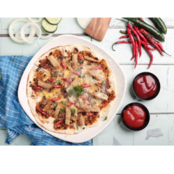 Tortilla Kebab Pizza