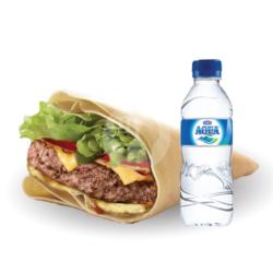 Premium Beef Burger Aqua