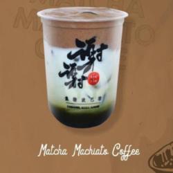 Matcha Machiato Coffe Fresh Milk Boba