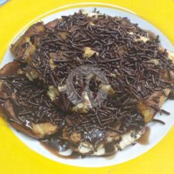 Pisang Gencet Coklat