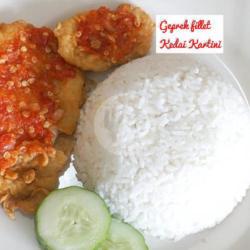 Nasi Ayam Fillet Geprek Bedjo Plus Air Mineral Dingin