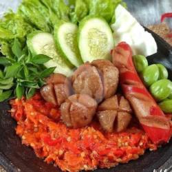 Nasi Bakwan Sosis Sambal  (buy 1 Get 1)