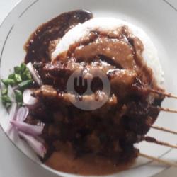 Sate Campur 5tsk  Lontong