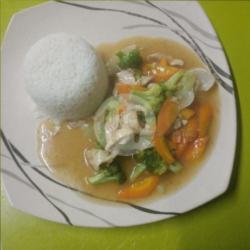 Nasi Ayam Brokoli