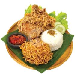 Nasi Crispy Chicken Sambal Cobek Ol