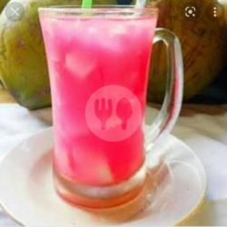 Es, Kelapa, Sirop Merah