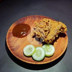 Ayam Geprek Saus Barbeque Spicy