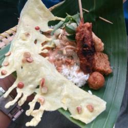 Nasi Pecel Sate Ayam