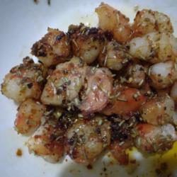 Nasi Udang Tumis Pedas
