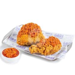 Indonesian Geprek Fried Chicken (2pcs)