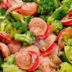 Brocolli Sosis Saus Tiram