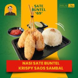 Nasi Sate Buntel Krispy