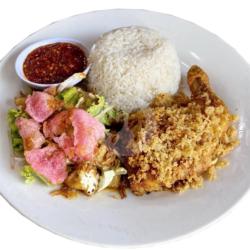 Nasi Gado Ayam Penyet