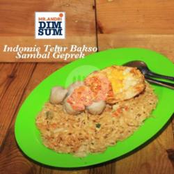 Indomie Telur Bakso Sambal Geprek