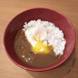 Curry Rice With Soft Boiled Egg