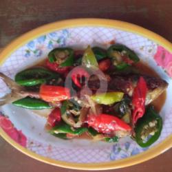 Tumis Ikan Asin Peda Merah