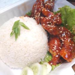 Nasi Chicken Wings