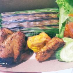 Nasi Timbel Ayam Bakar Komplit