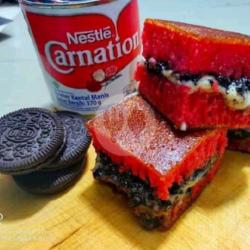 Martabak Manis Red Velvet Keju Oreo