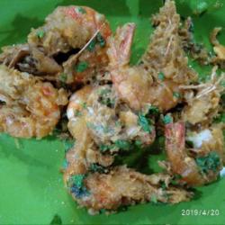 Udang Pancet Goreng Telur Asin