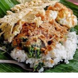 Pecel Pincuk   Nasi