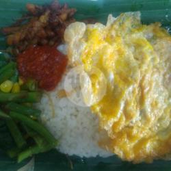 Nasi Rames Telor Dadar