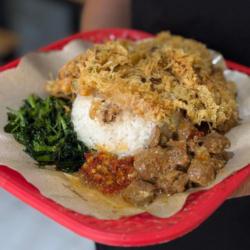 Nasi Cancang Daging   Telur Barendo