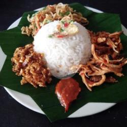 Nasi Ayam Bakar Plecing Biasa