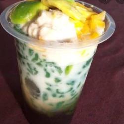 Es Cendol Susu Milo Campur Alpukat