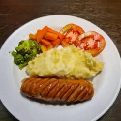 Mashed Potato Sosis