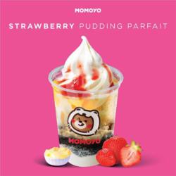 Strawberry Pudding Parfait-ice Cream
