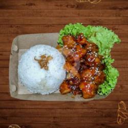 Rice Box Spicy Caramel Chicken