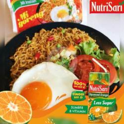 Indomie Goreng Telor   Nutrisari Squeezed Orange