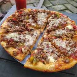 Pizza Sapi Sosis Sedang