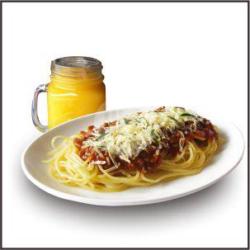 Pasta Set 1  (spaghety Bolognaise Oj/air Mineral)