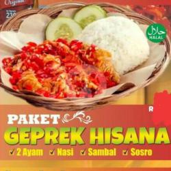 Paket Duo Ayam Geprek Hisana