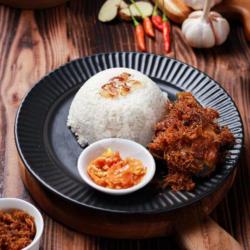 Paket Nasi Ayam Rempah Sambal Bawang