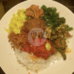 Nasi Ramas   Rendang Vegetarian