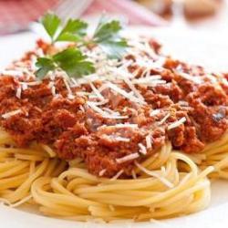 Spaghetti Bolognese Sosis