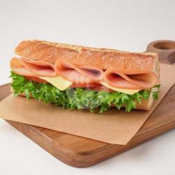 Ham & Cheese Baguette Sandwich