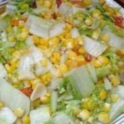 Tumis Sawi Putih   Jagung