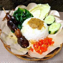 Nasi Ati Ampela Goreng