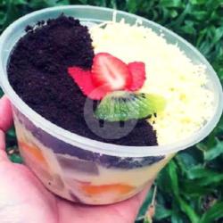 Salad Buah Mini Full Coklat Dan Keju