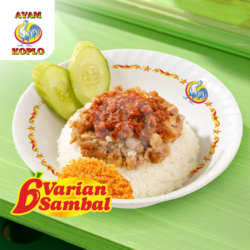 Nasi Ayam Geprek Ambyar   Sambal