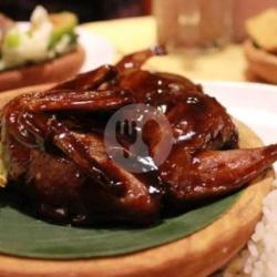 Nasi Puyuh Bakar Madu   Lalapan Serundeng Sambel