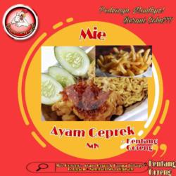 Paket Hemat Mie Ayam Geprek Kentang Goreng