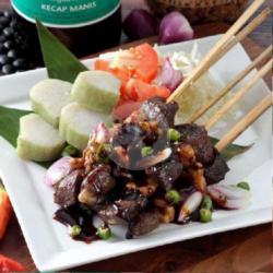 Sate Kambing Bumbu Kecap   Lontong (10 Tusuk)