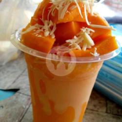 Juice Mangga Toping Mangga Dadu Dan Keju