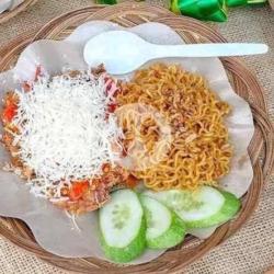 Indomie Goreng Ayam Paha Bawah/sayap Keju (tanpa Nasi)