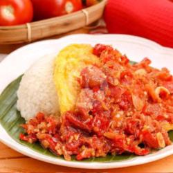 Nasi Telor Goreng Penyet